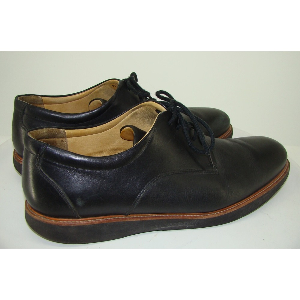 SAMUEL HUBBARD MENS BLACK LEATHER Lace Up SHOES SIZE 14   C116 - Picture 5 of 10
